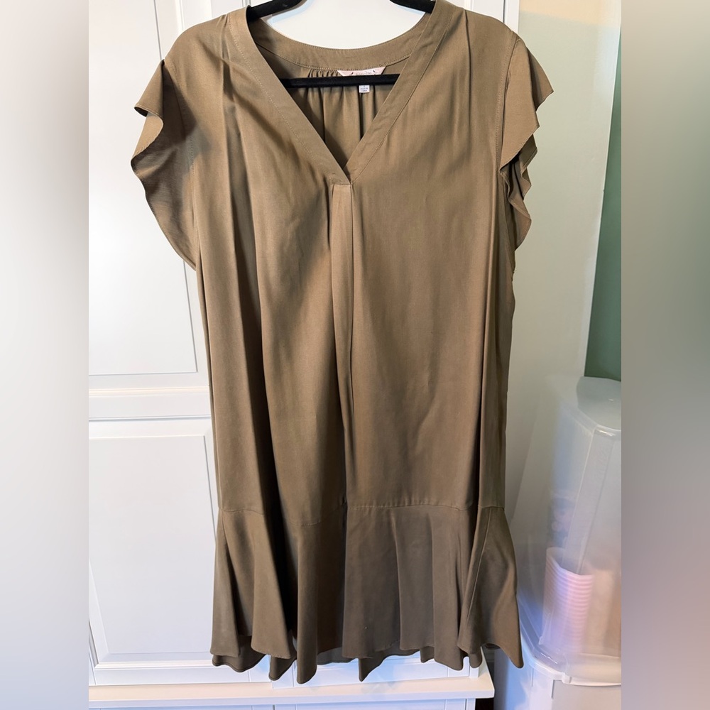 Nanette Lepore Olive Green Dress